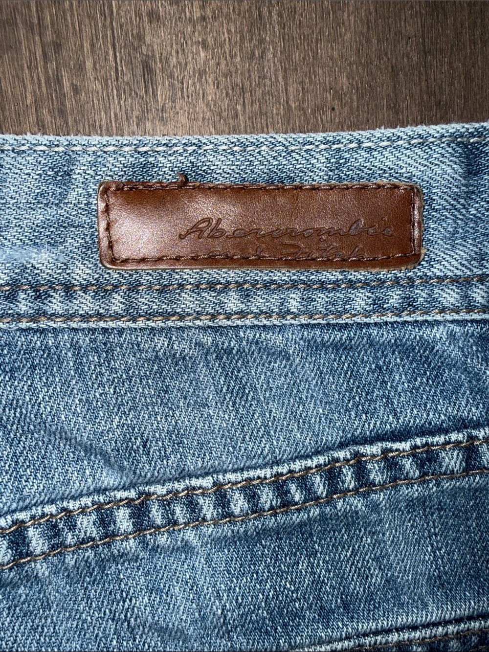 Vintage Abercrombie & Fitch Y2K Distressed Bootcut Jeans Size 6 - Picture 6 of 6